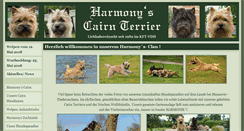 Desktop Screenshot of harmonys-cairn-terrier.de